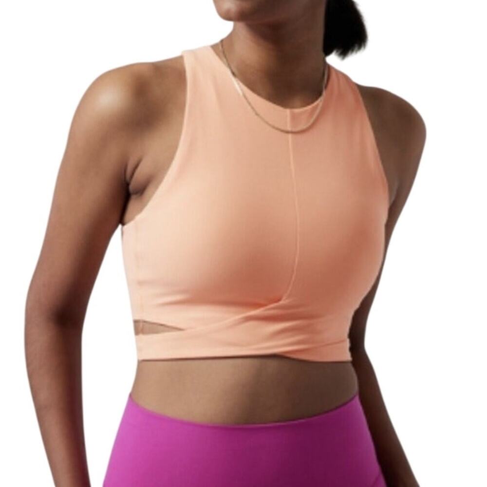 Athleta Conscious Cut Out Crop Top Medium